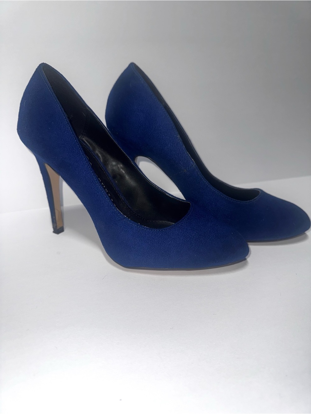 Royal Blue Suede Stiletto Heels | Women’s Size 8 | Classic Pumps